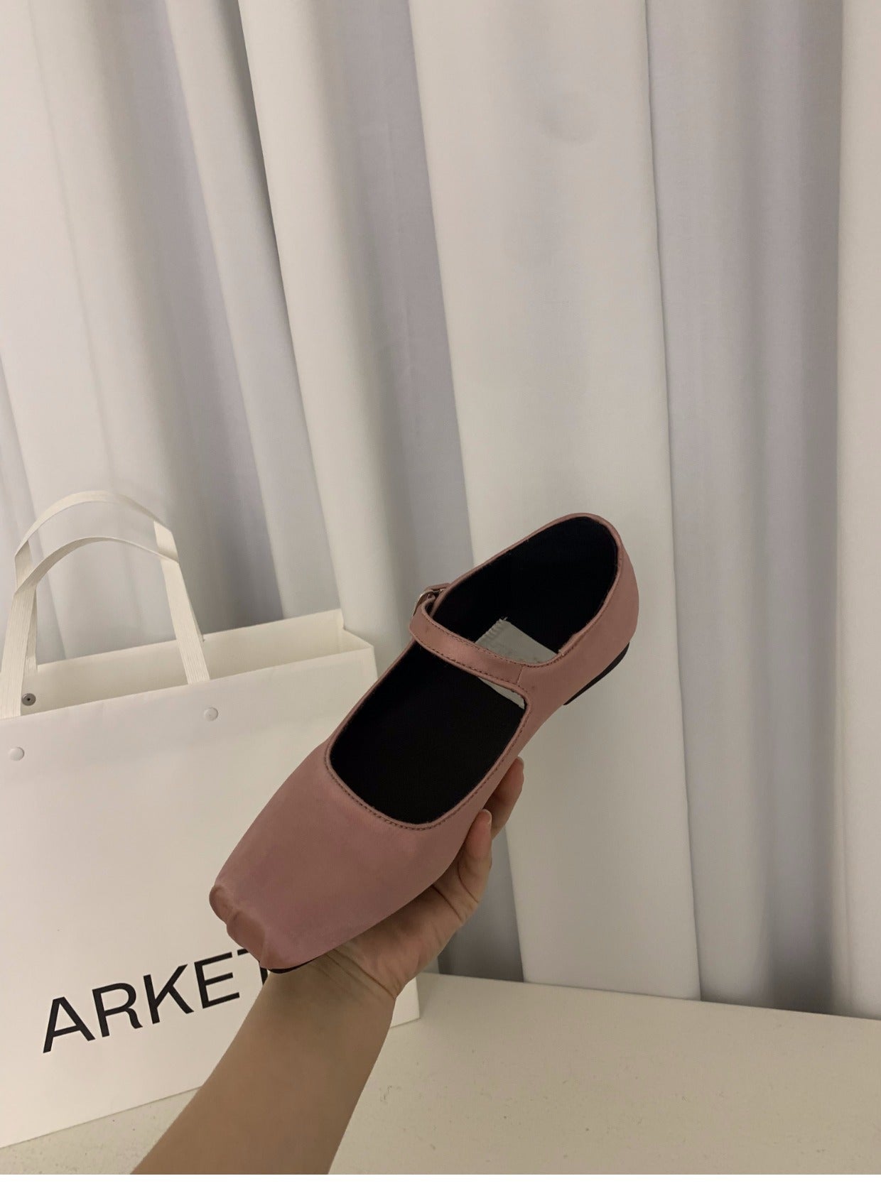 Women's Fashion Square Toe Flat Clip-on Sandals