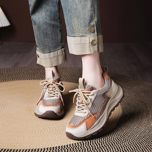 Womens Retro Casual Soft-soled Sneakers