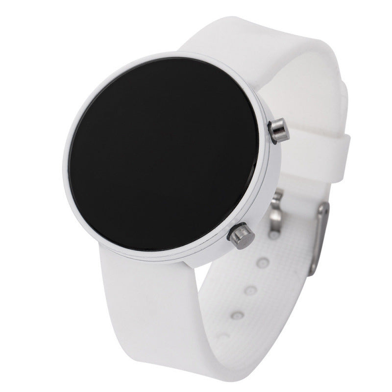 Simple Color Silicone Strap Led Screen Display Electronic Watch