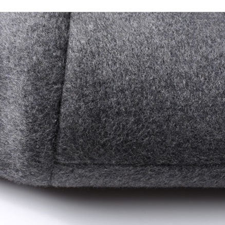 Men's Business Casual Solid Color Wool Tweed Suit Top