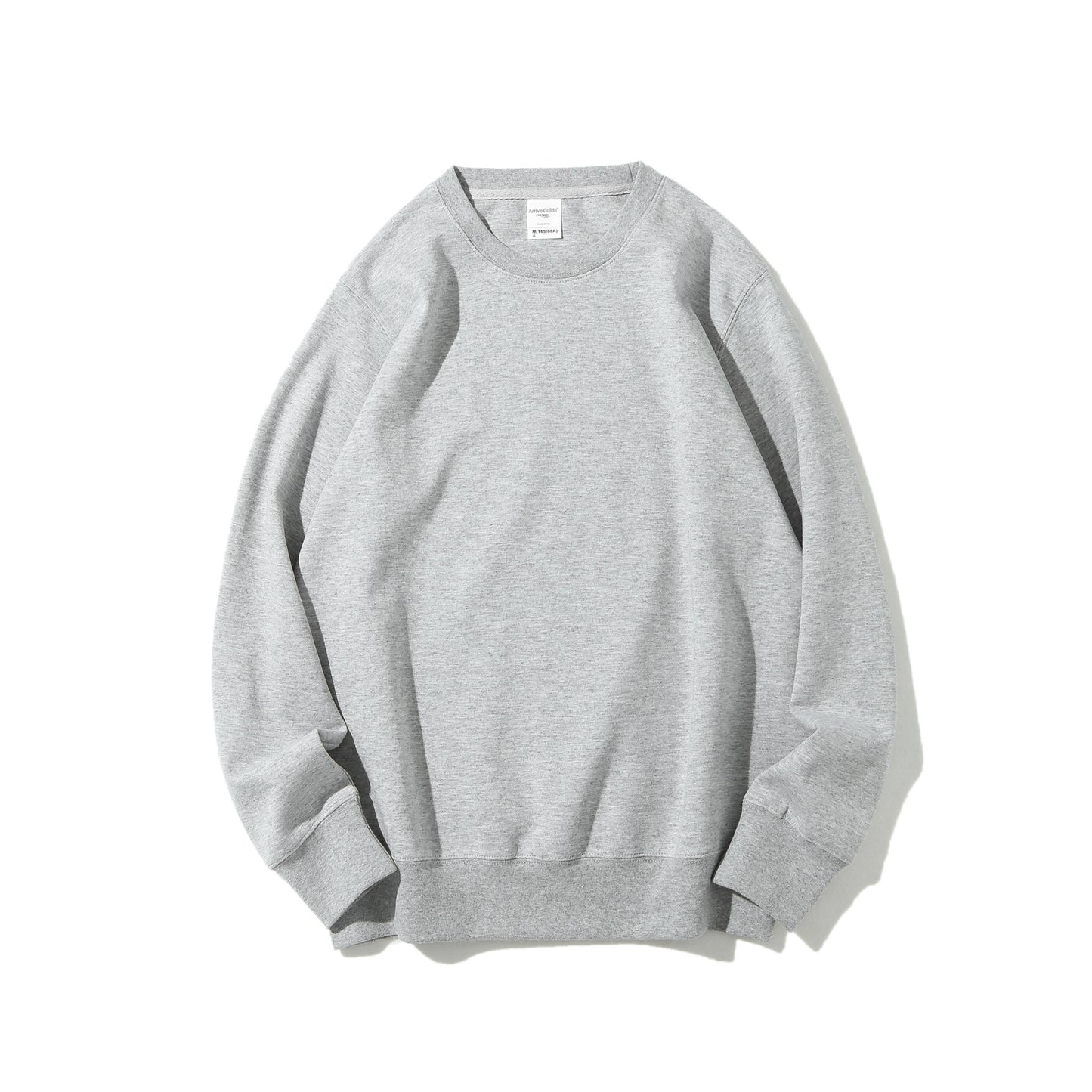 Solid Healthy Round Neck Sweater Long Sleeve