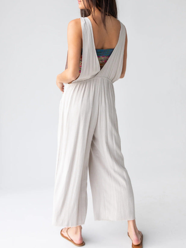 Womens Stylish Casual Long Overalls