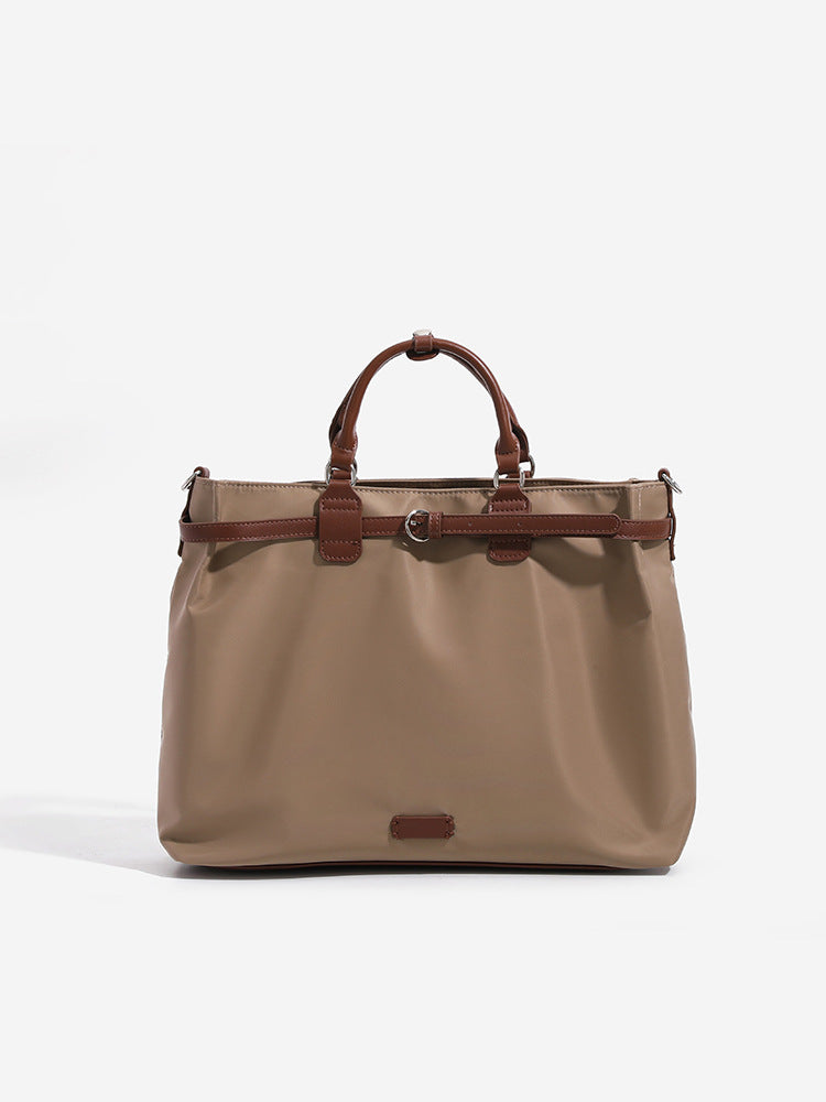 Women's Simple Large-capacity Nylon Shoulder Tote Bag