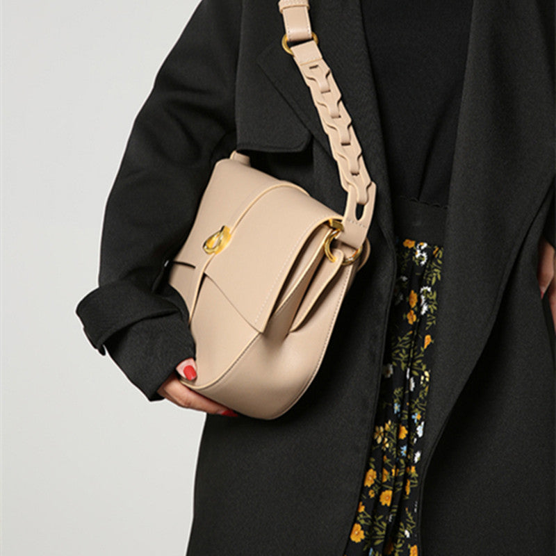 Women's Fashion Soft Leather Single Shoulder Crossbody Bag