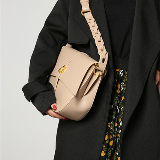 Women's Fashion Soft Leather Single Shoulder Crossbody Bag