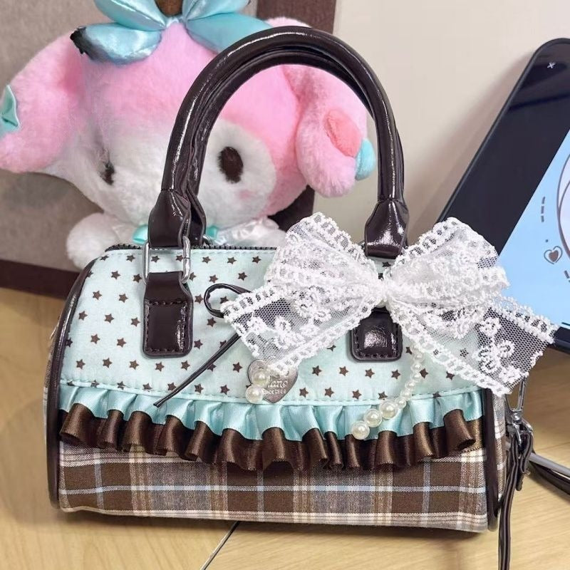 High-end Delicate Lace Bow Bagunique And Versatile