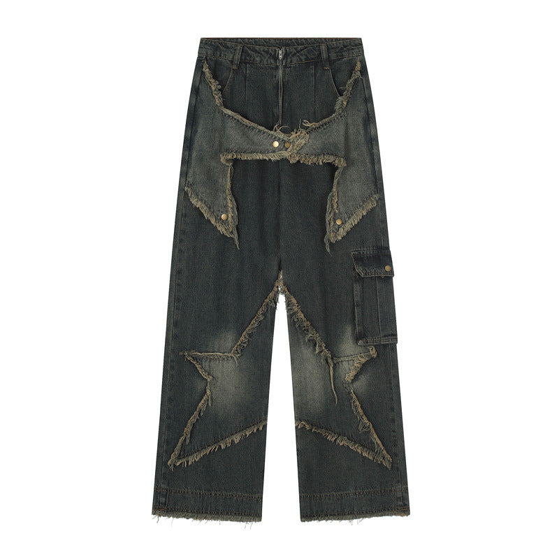 Women's Washable Loose Fitting Straight Leg Jeans