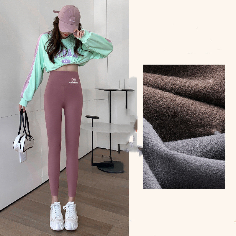 Women's Fashion Personality Fleece Shark Leggings