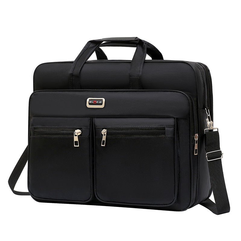 Computertaske til mænd - Skuldertaske/Crossbody, stænktæt