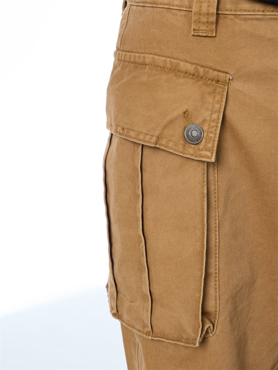 Fall Winter Overalls American Retro Washed