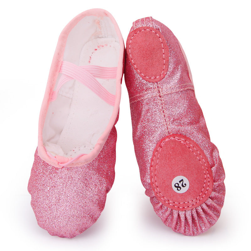Golden Folk Dance Cat's Paw Performance Ballet Dancing Shoes