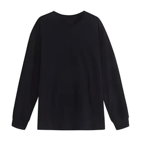 White Long Sleeve T-shirt Women's New Slim Fit Slimming Korean Style Wear Unique Beautiful Girl Age-reducing Cotton Drawstring Top