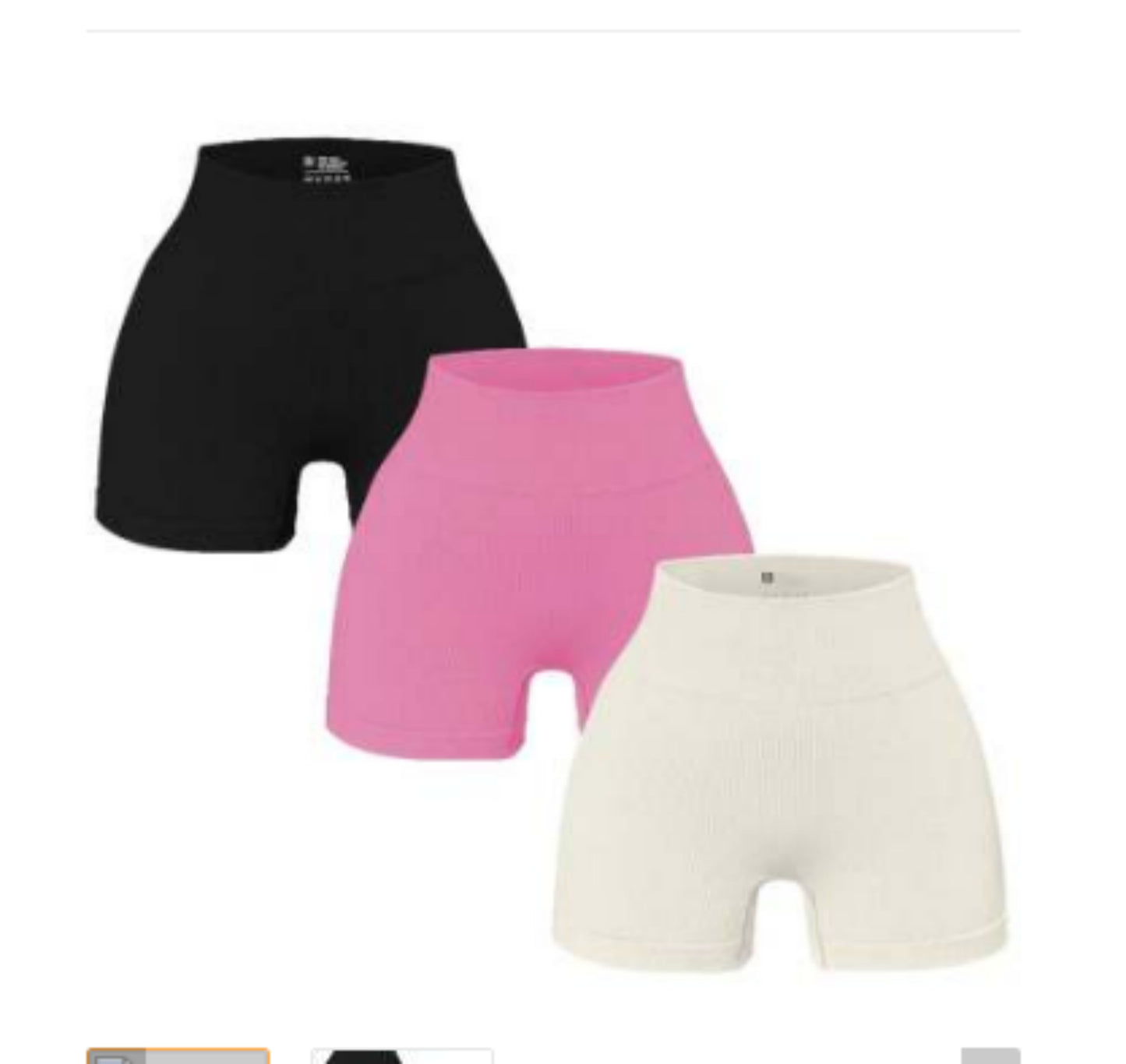 Seamless Thread Three-point Yoga Pants