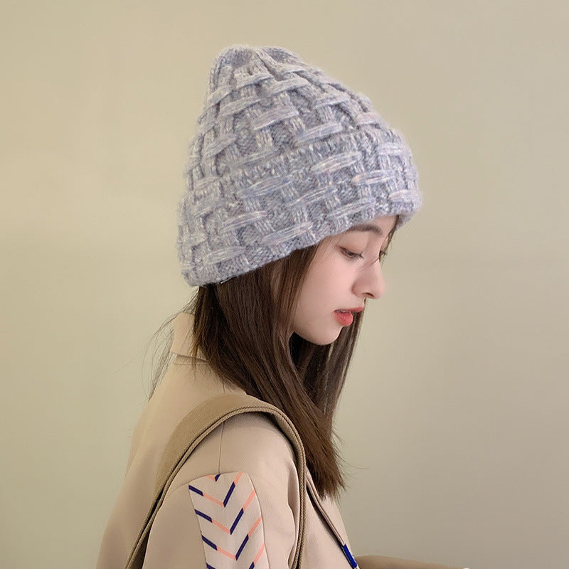 Women's Japanese Cute Warm Knitted Woolen Hat