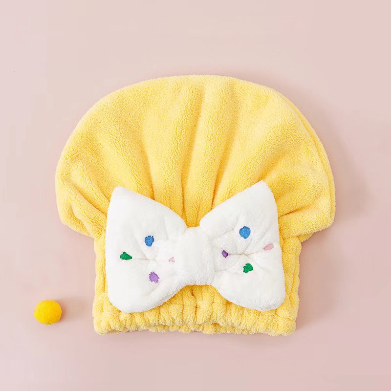 Children's Coral Velvet Dry Hair Cap