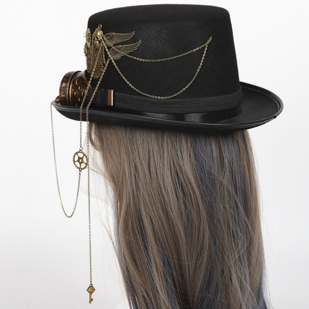 Gear Goth-briller Retro Steampunk-hat