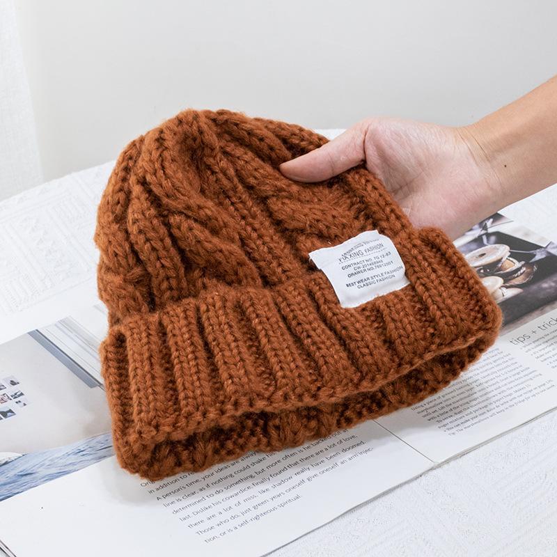 Women's Fashion Casual Solid Color Woolen Hat