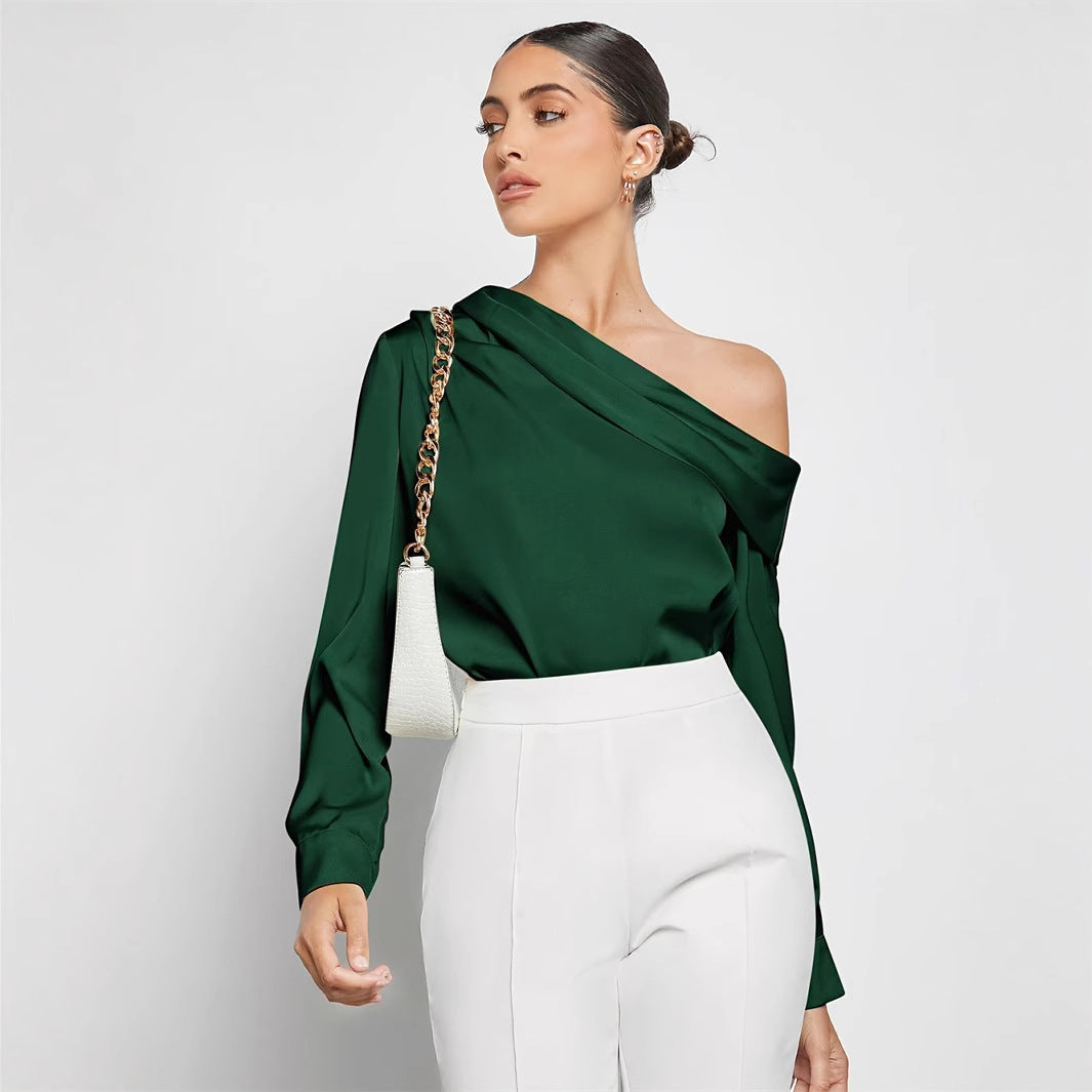 Shirt Top Autumn And Winter Long Sleeve Shirt Women's Clothing