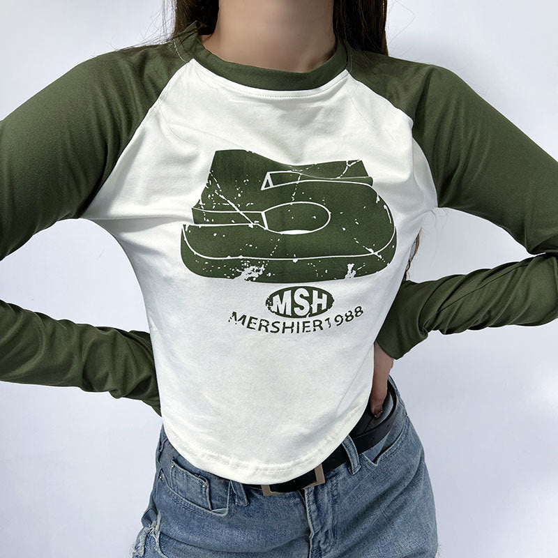 Autumn New Fashion Sweet Spicy Girl Colorful Sweatshirt Ins Tide