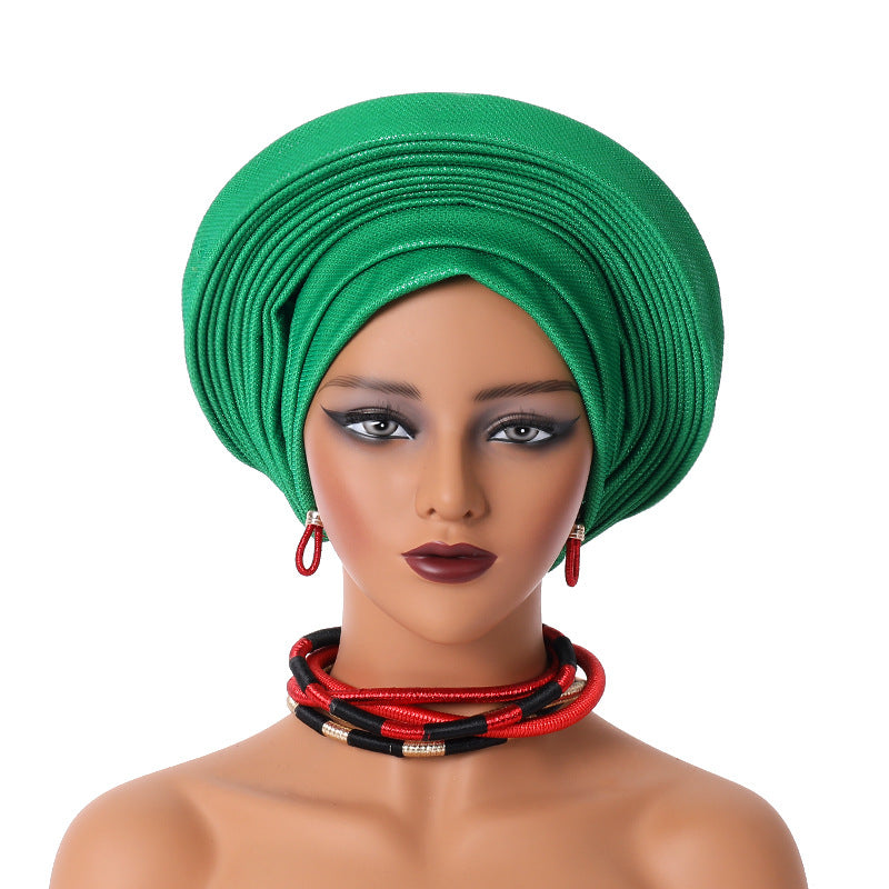 Heavy Industry Bright Silk Laminated Bandage Party Toque