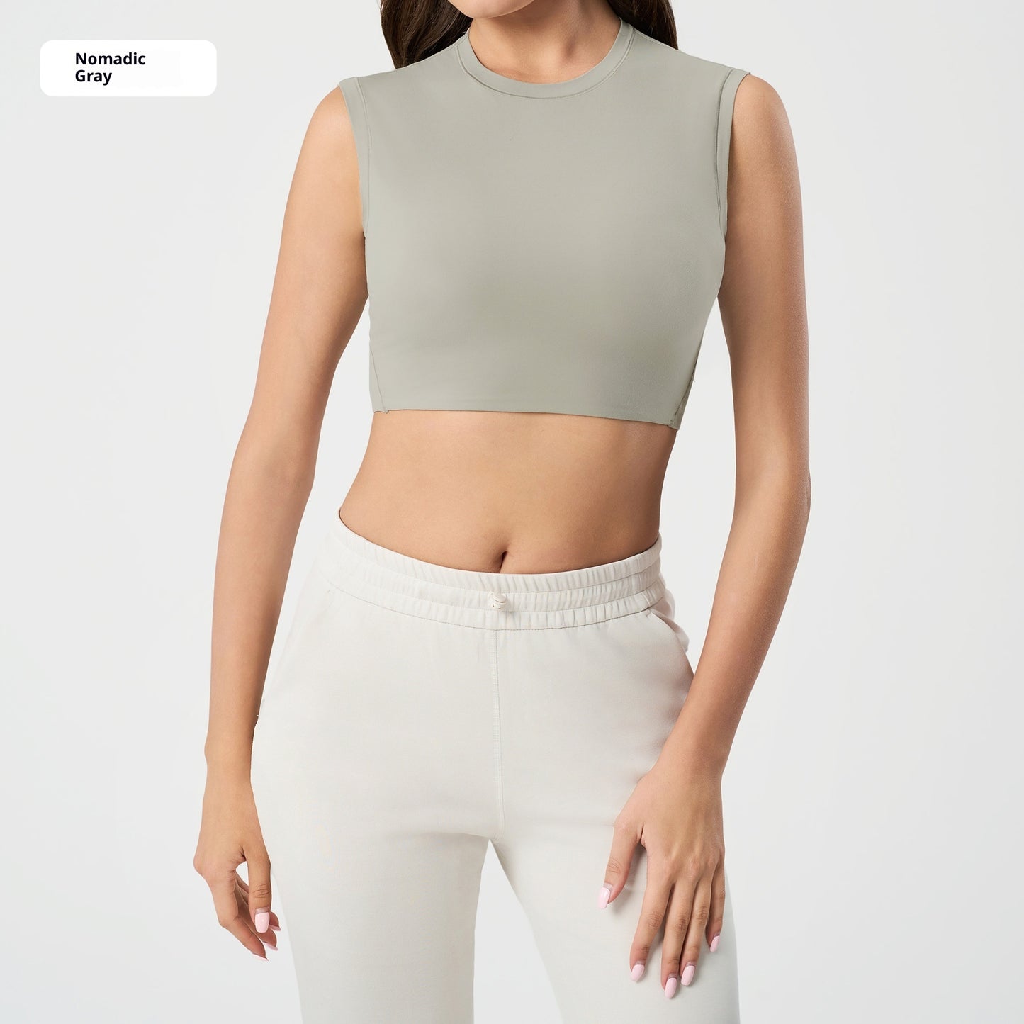 Fashion Short Women's Sexy Sports Top Without Chest Pad