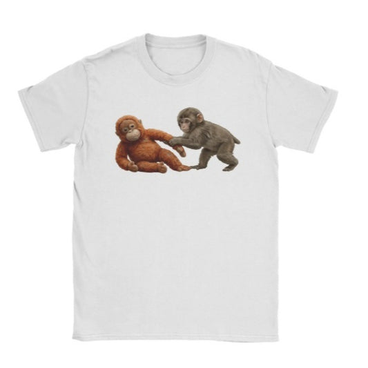 Summer Loose Short Sleeves T-shirt Men's And Women's Round Neck