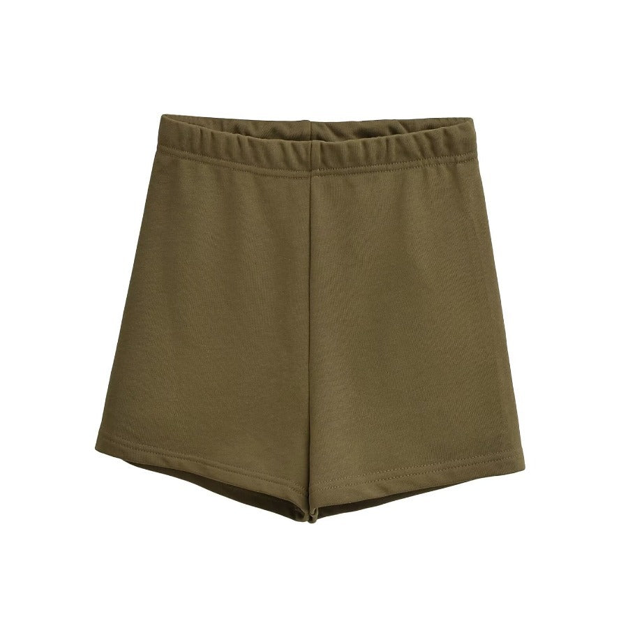 Stretch Hot Shorts Sports Casual Solid Color Shorts Women's Summer