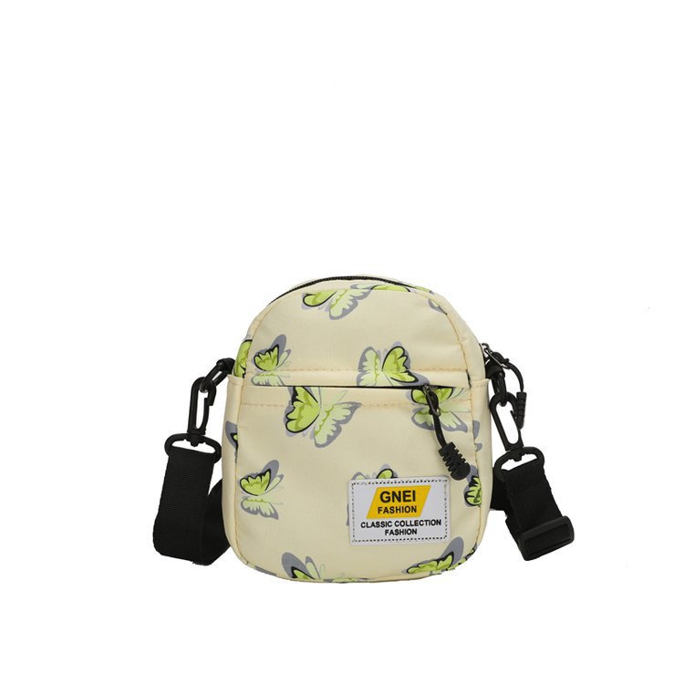 Spring And Summer Women's Bag Fashion Printed Nylon Fabric Travel Out Shoulder Crossbody