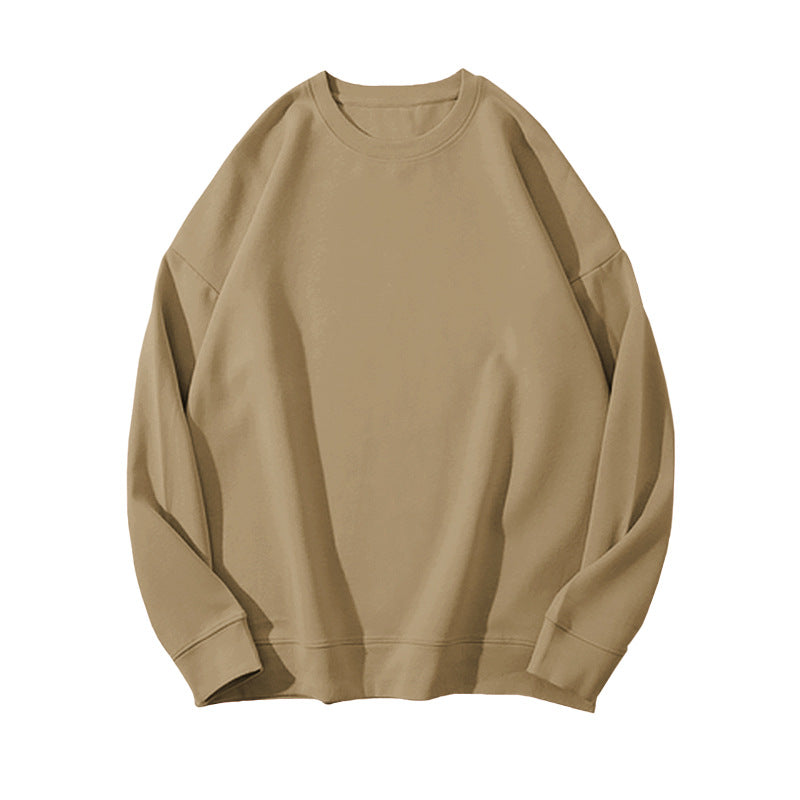 Dame Sweater i Ensfarvet med Pelsdetaljer