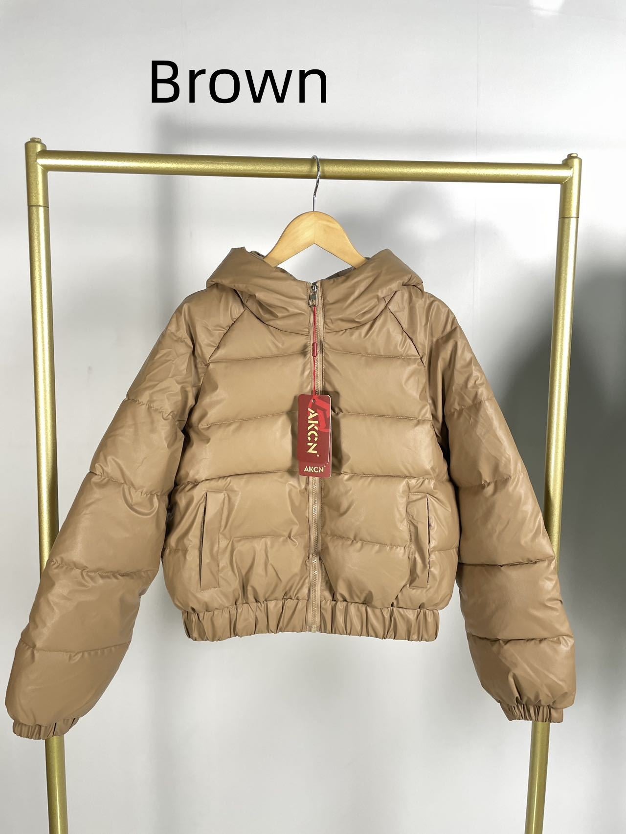 Hooded High Waist Ultra Short Cotton Jacket