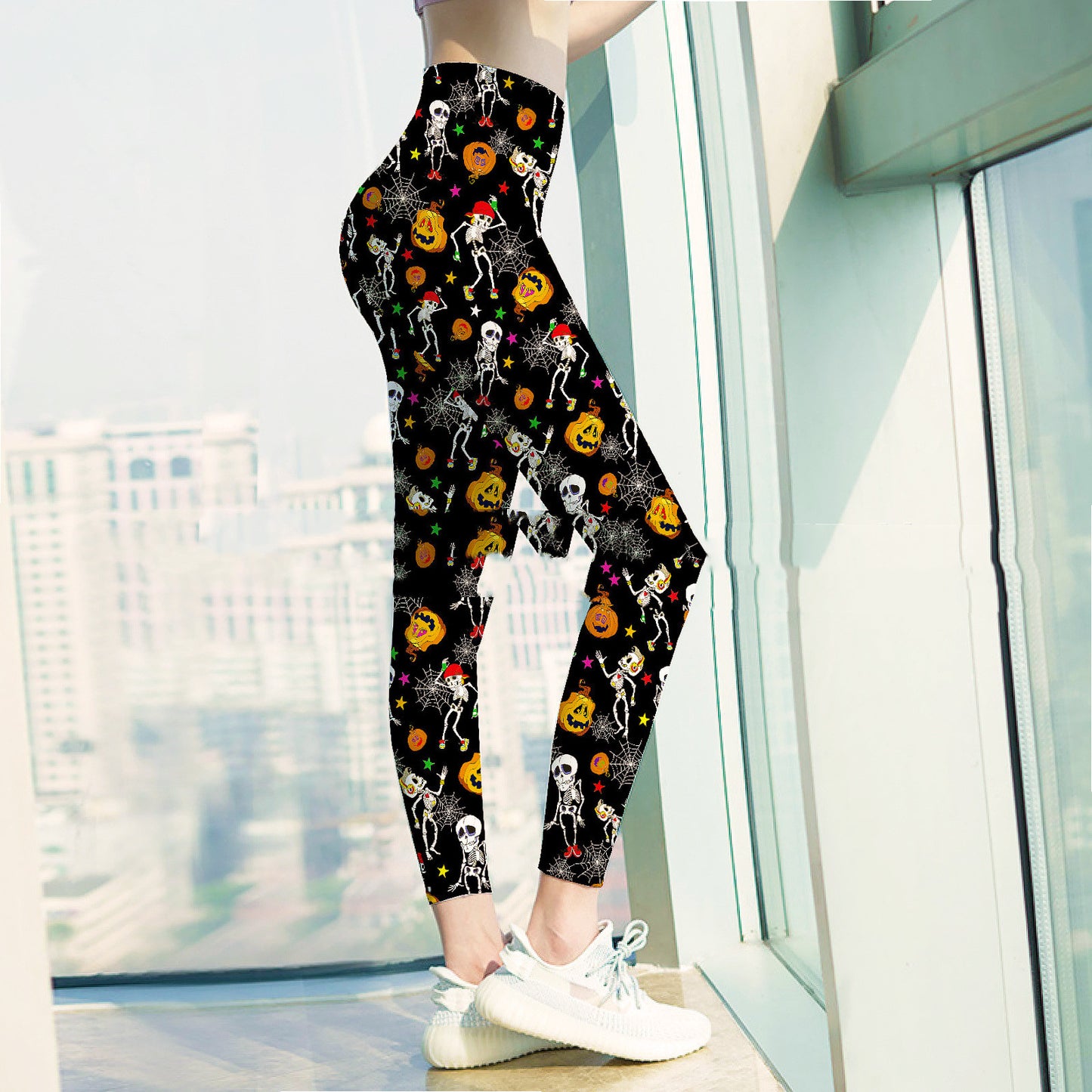 New Christmas Leggings Personalized Printing Yoga