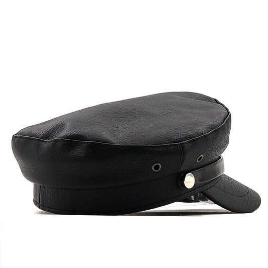 Men And Women Retro Personality Chain Navy Hat