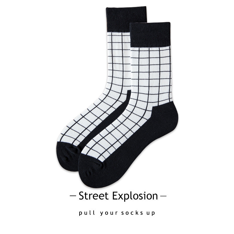 Cartoon Jacquard Sports Skate Socks