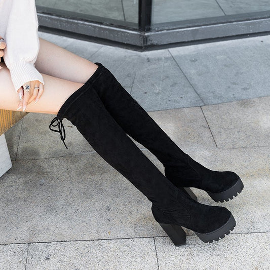 The New Ultra-high-heeled Slim Fashion Stretch Sleeve Boots