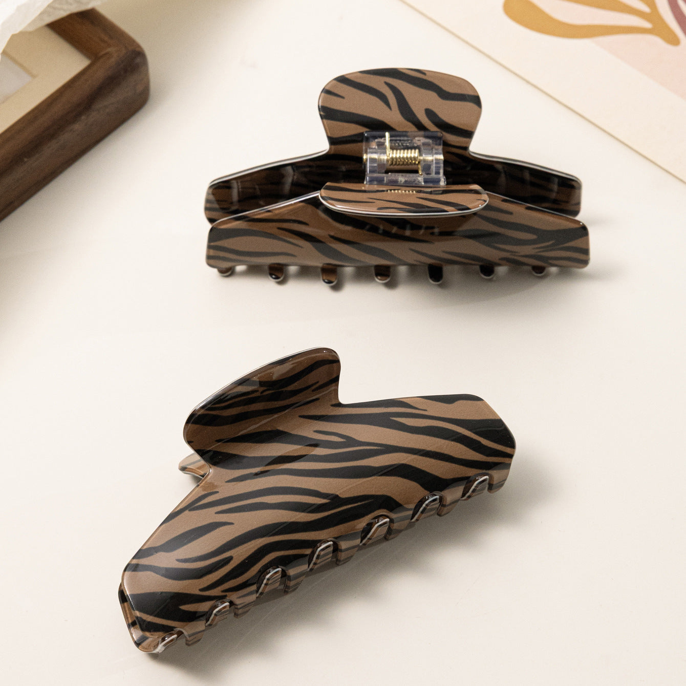 Retro Zebra Pattern Large Grip