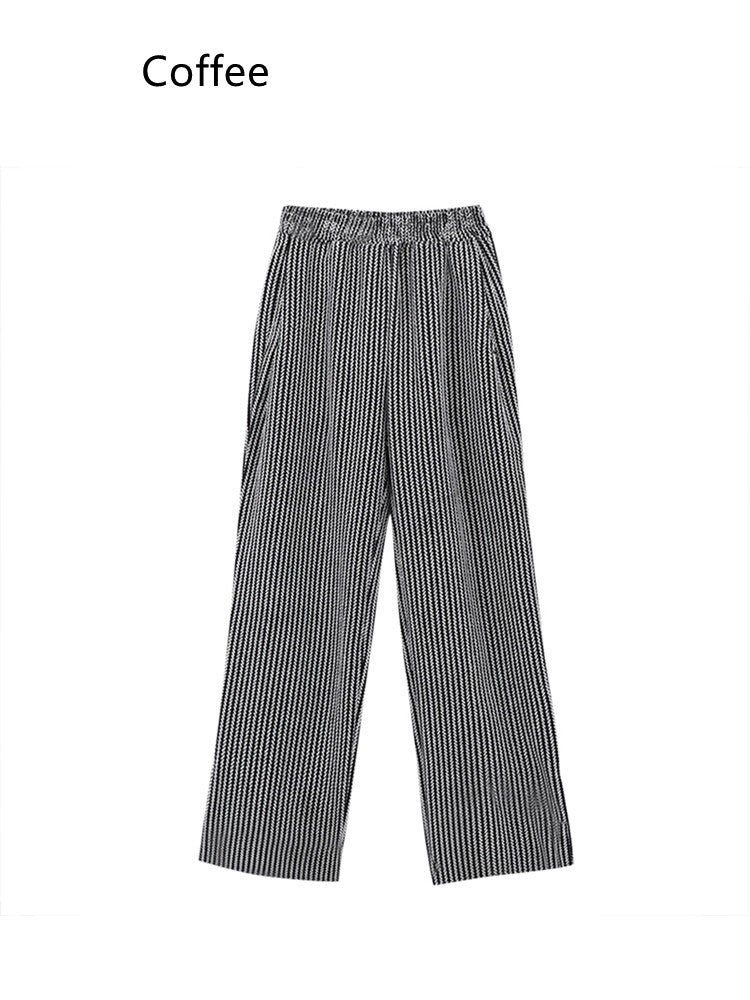 Straight-tube Draping Floor Loose Wide Leg Pants