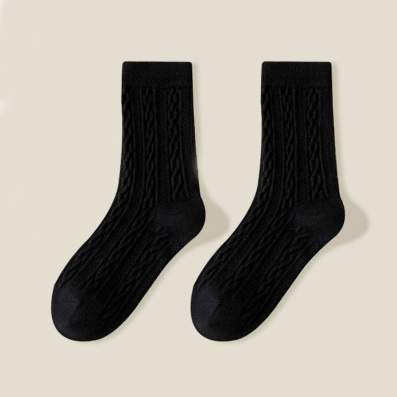 Trendy All-matching Good-looking Solid Color Mori Style Stockings