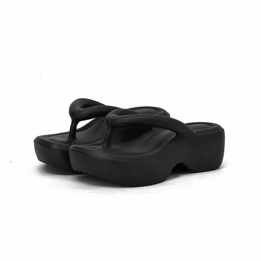 Oversized Women's Thick Bottomed Ins Tide EVA Outdoor Beach Sandals