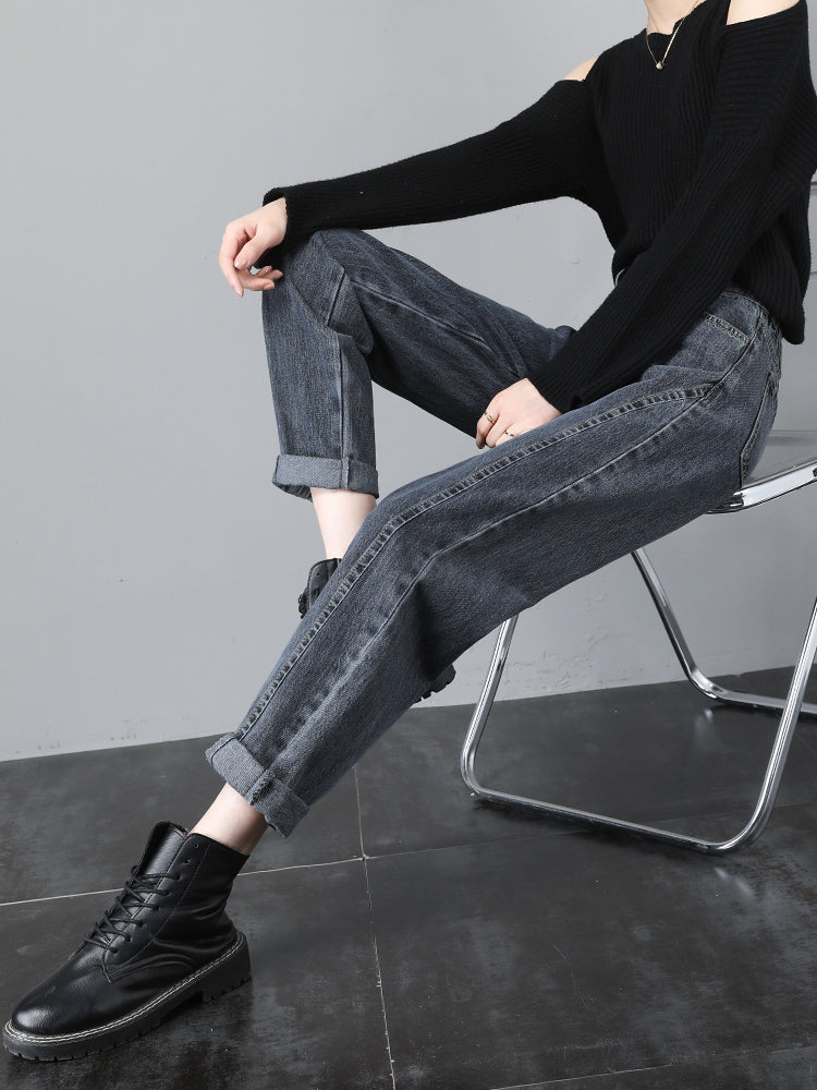 High Waist Slimming Radish Daddy Women's Pants