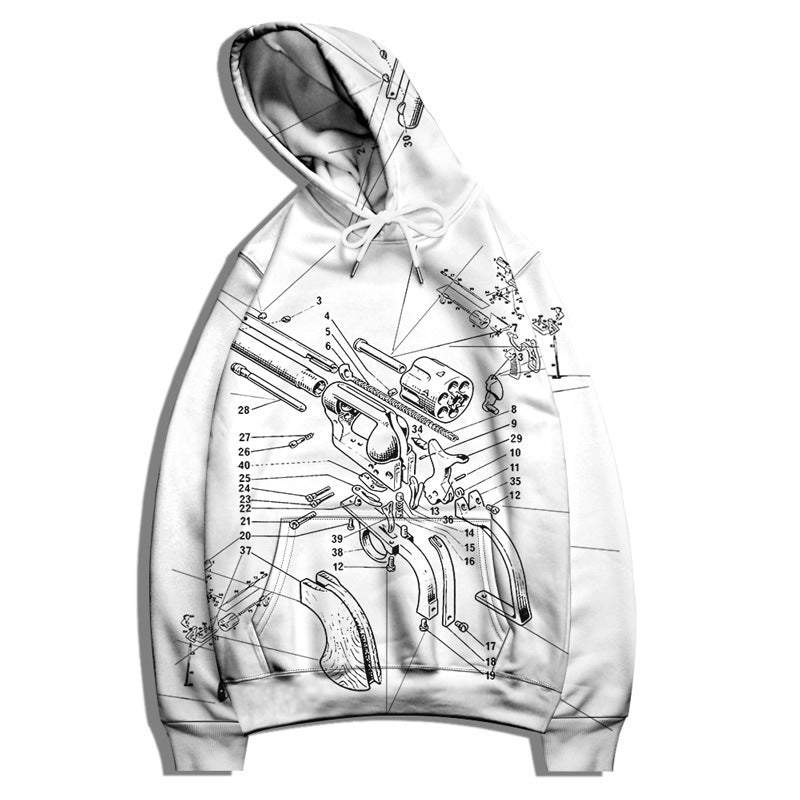 Digital Printing Sweater For Men And Women