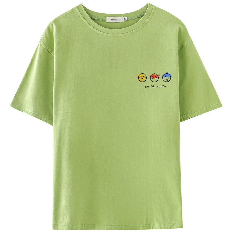 Women's Summer New Casual Cotton Printed T-shirt