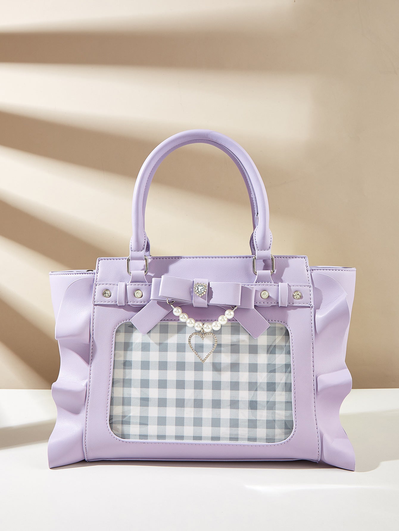 Love Handbag Lace Pearl Women's Messenger Bag