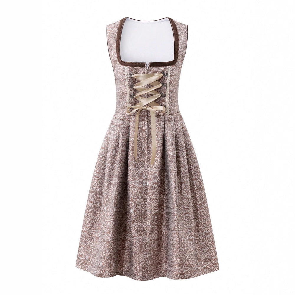 Two-piece Beer Festival Costume Dress Set