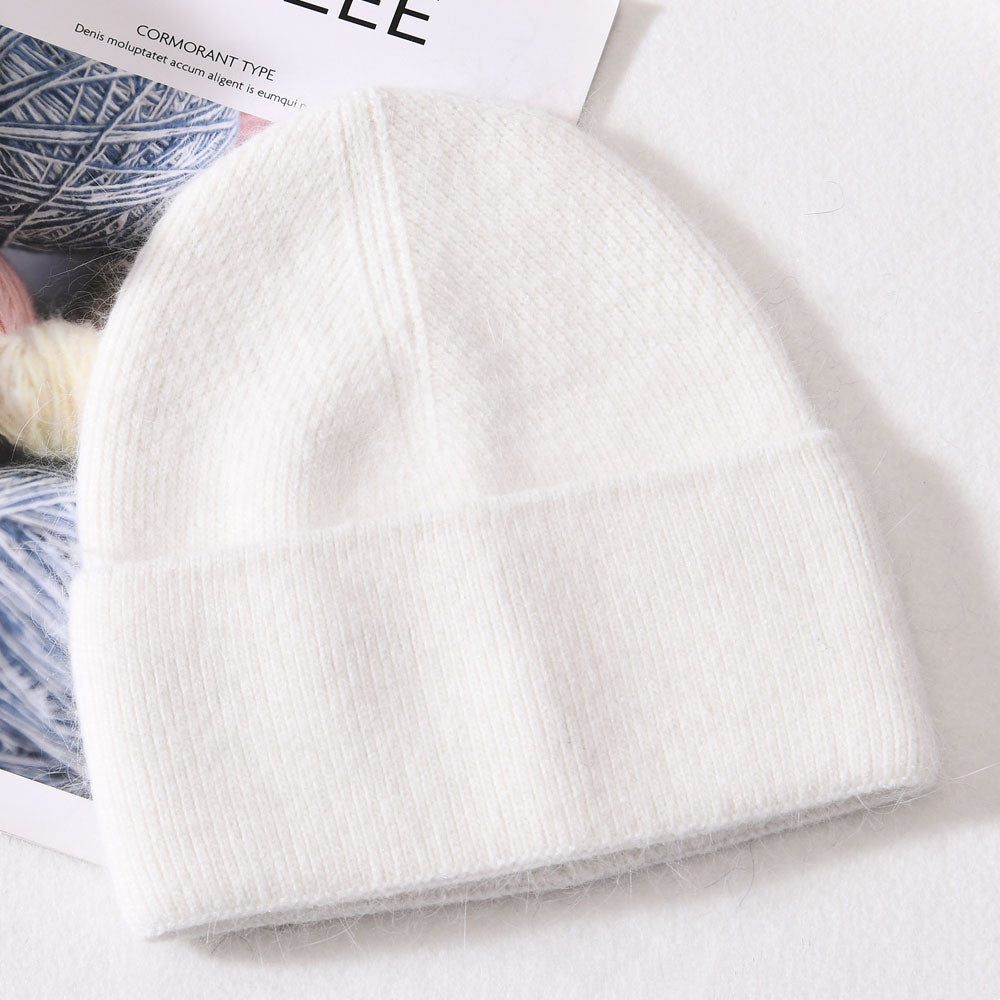 Autumn And Winter New Outdoor Solid Colour Knitted Wool