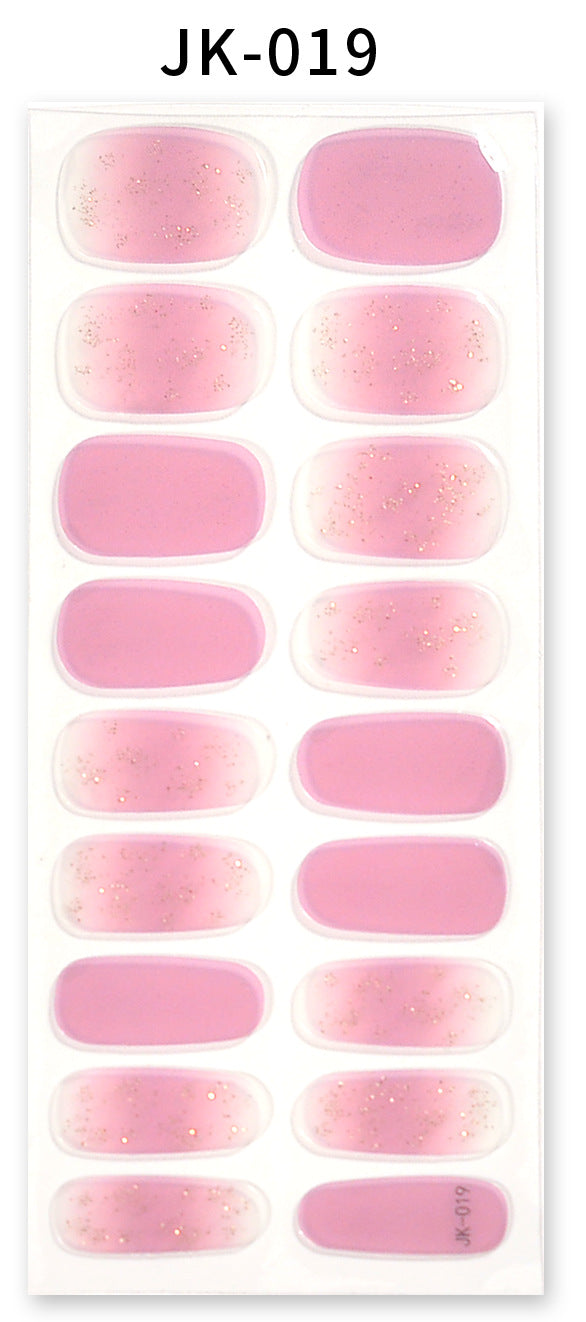 Gel Nail Stickers Bronzing 3D Nail Sticker