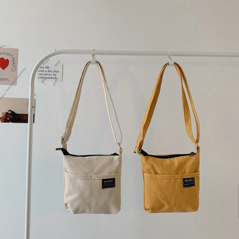 Cross Body Canvas Bag Simple New Product Ins Style