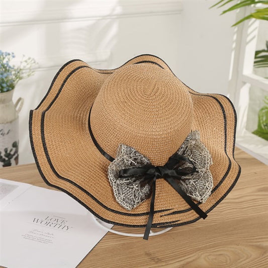 Women's Fashion Simple Wavy Sun Hat
