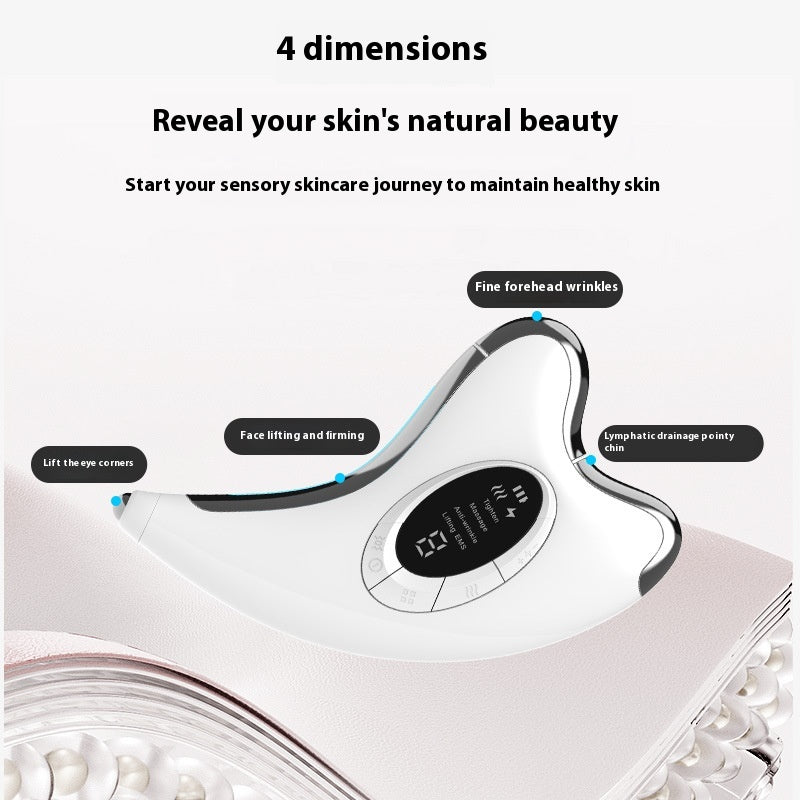 New Constant Temperature Inductive Therapeutical Micro Current Scraping Beauty Instrument