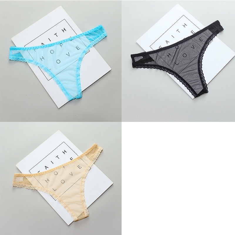 Ladies Fashion Full Transparent Panties T-Line
