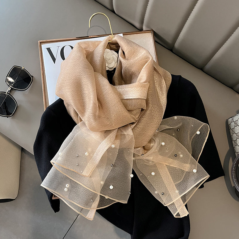 Longer-style Silk Scarvesperfect As Gifts For Spring Autumn And Winter